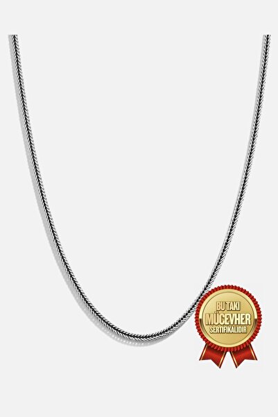 MEKS JEWELS Gümüş Örme Erkek Zinciri