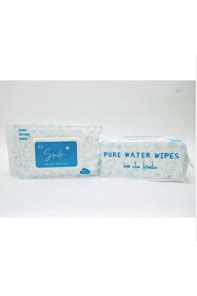 SMILE SmilePlus Pure Water Baby Wipes, 160 count, Pack of 2, Hypoallergenic & Unscented