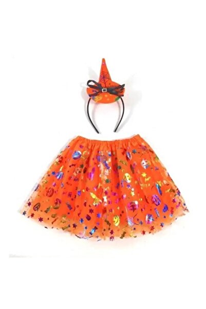 OEM Set costum de vrăjitoare de Halloween pentru copii - fustă tutu și bandă ...