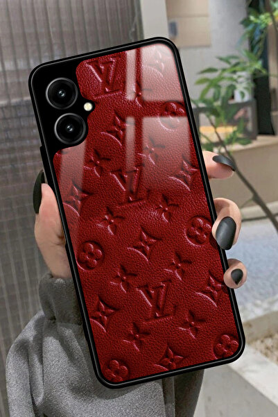 omix X5 Uyumlu Bordo Marka Tasarımlı Parlak Premium Kılıf