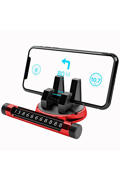 MRG Phone holder with number plate MXY168 Red