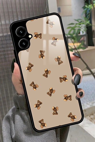 omix X3 Uyumlu Ayıcık Tasarımlı Glossy Premium Kılıf