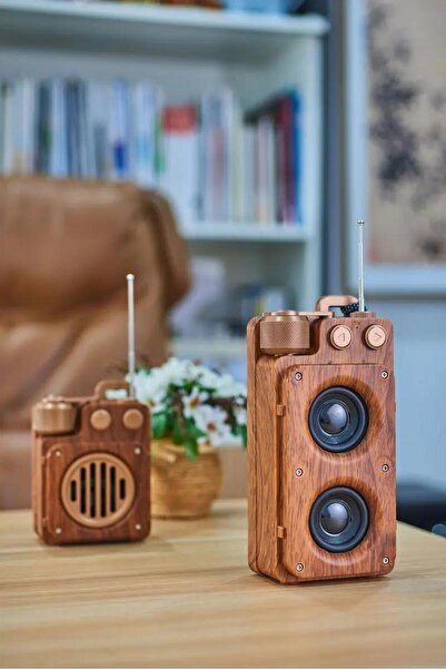 TGS A8 Outdoor Wooden Retro Bluetooth Portable Speaker