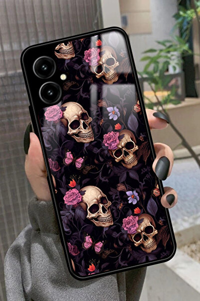 omix X5 Uyumlu Kurukafa Tasarımlı Glossy Premium Kılıf