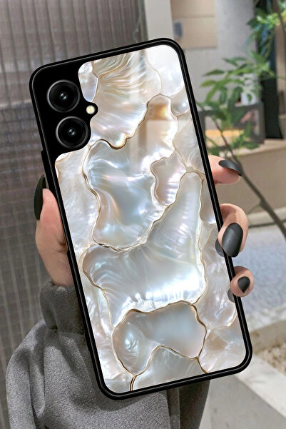 omix X5 Uyumlu Beyaz Tasarımlı Glossy Premium Kılıf