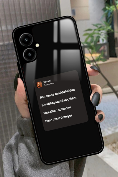 omix X3 Uyumlu Sezen Aksu Şarkı Sözü Tasarımlı Glossy Premium Kılıf