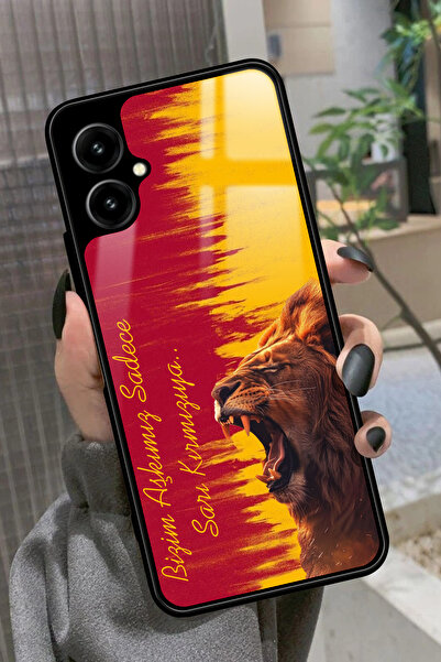 omix X5 Uyumlu Aslan Tasarımlı Glossy Premium Kılıf