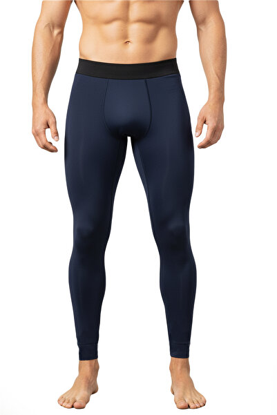DeepSEA Unisex Navy Blue Slim Fit Thermal Tights – Cold Weather & Sports Use 2607073