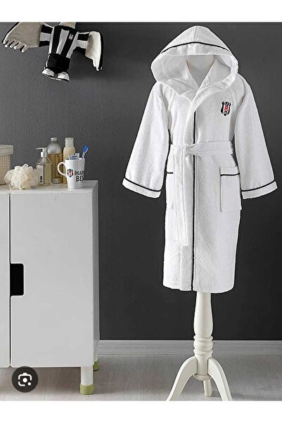 Zorluteks Beşiktaş 6-8 Yaş Bornoz