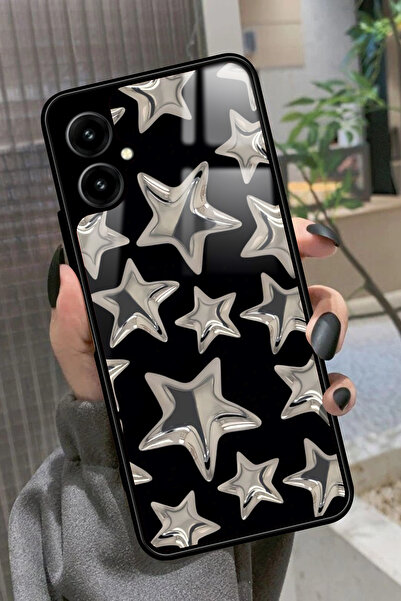 omix X5 Uyumlu Yıldız Tasarımlı Glossy Premium Kılıf