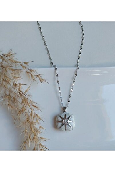 GÜLNAR BİJUTERİ غطاء مربع قابل للفتح من الفولاذ المقاوم للصدأ طراز KUTUP YILD...