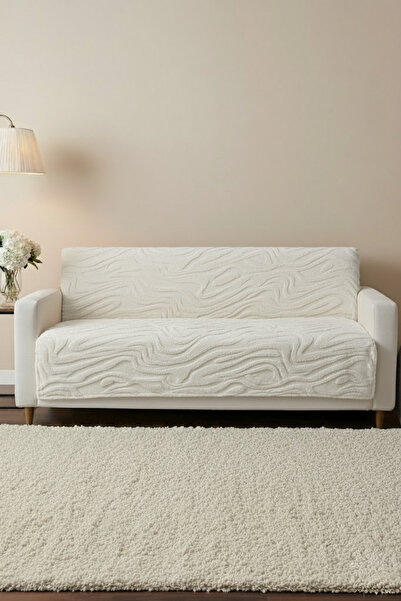 Noctiluca Zen Wellsoft Sofa Cover Embossed Sofa Protector Shawl Covering the Back of the Sofa (180X220 cm)