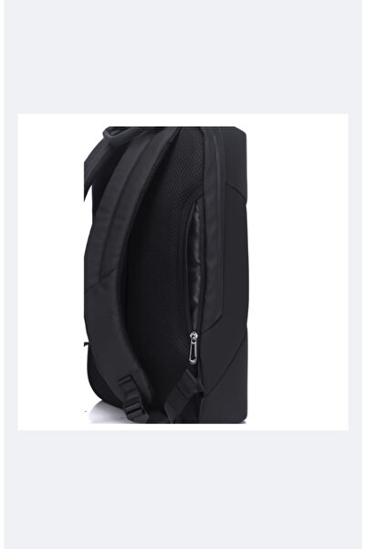 Genuine Rock Laptop Backpack, Fits up to 16” Laptops, High-Quality Polyester, Water-Resistant Black