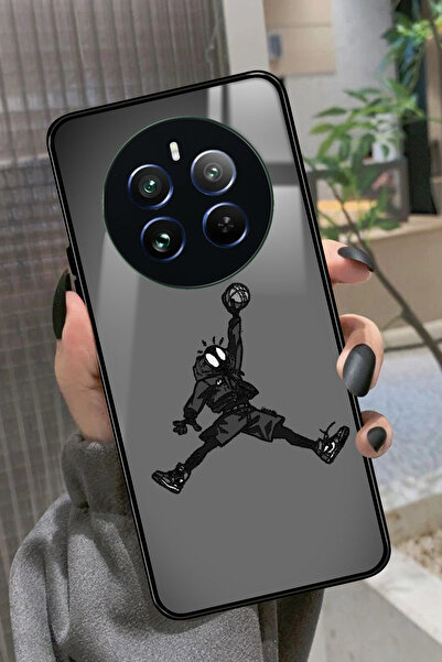 realme 12 Uyumlu Basketbol Tasarımlı Glossy Premium Kılıf