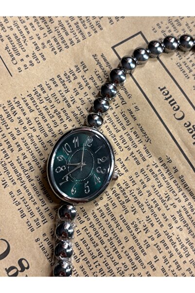 lotusbybuket VIP Çelik halka kordonlu yeşil kadranlı yeni sezon kadın saat