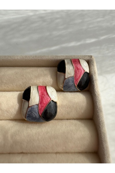 BERFACCESSORIES أقراط خمر سوداء