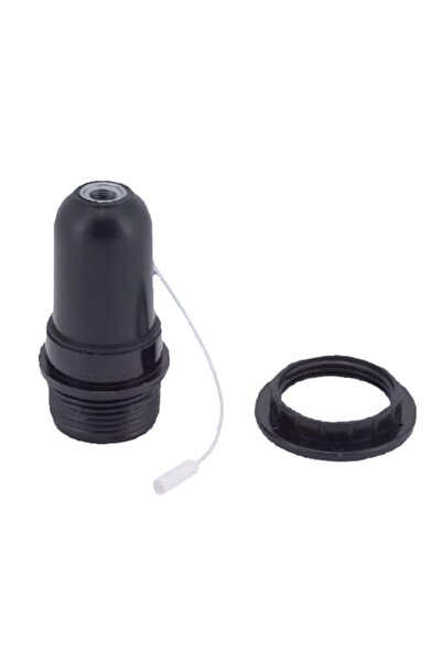 Hype Store 365gunserisonu E27 ipli siviçli duy Abajur Lambader için uygun siyah