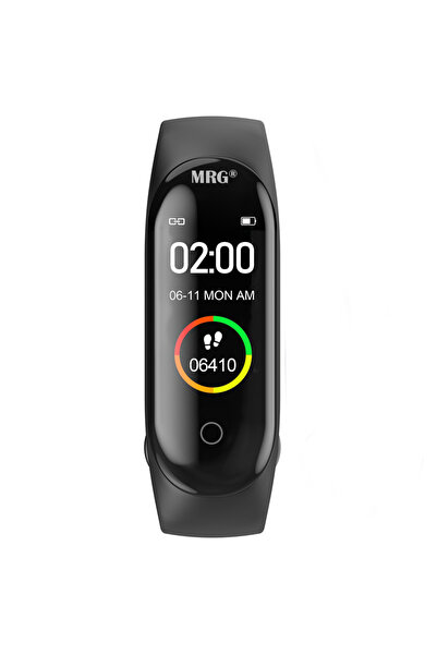 MRG Βραχιόλι γυμναστικής P-M4, Intelligence, Bluetooth, Μαύρο