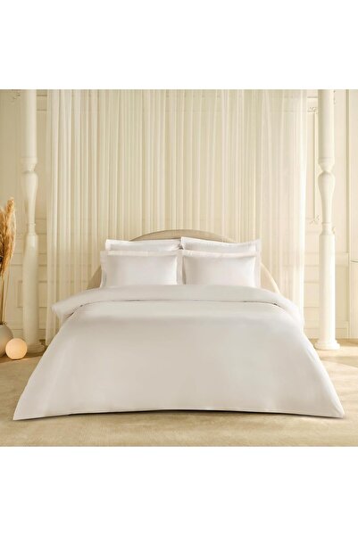 Hype Store Karaca Home White Collection Ina Çift Kişilik Percale Nevresim Takımı Beyaz