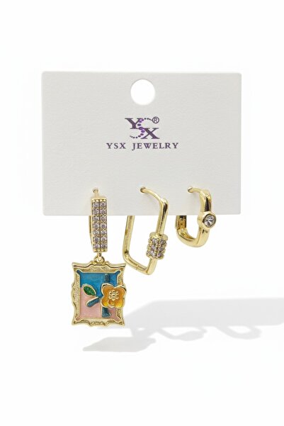Bluw Jewelry Pinterest 3-Piece Earring Set