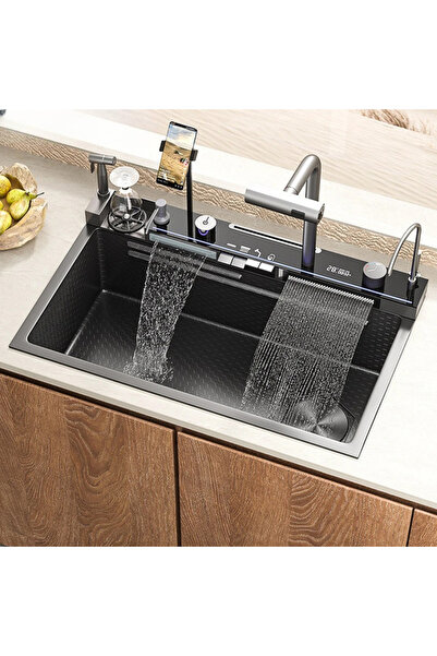 Larens Lüks Dijital Göstergeli Telefon Tutamaklı Eviye Seti (4mm)