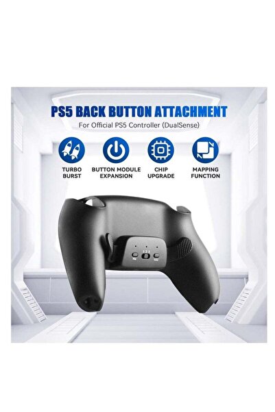 Generic PS5 Controller Back Button Attachment with Turbo & Mapping for BDM-010/BDM-020 (Controller Not Inclu