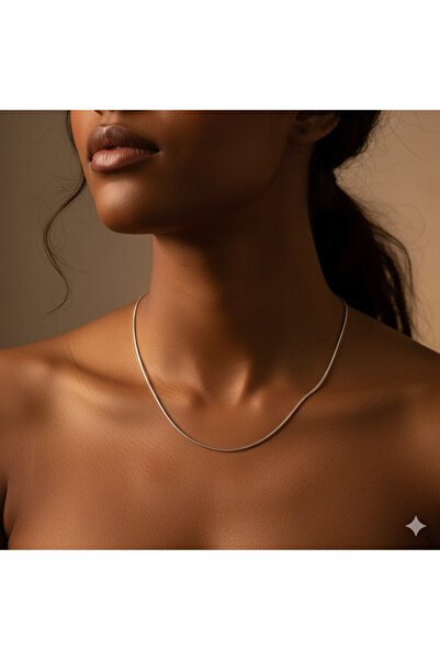 İNN JEWELLERY 316L Steel Necklace Tarnish-Free Antiallergic Single Chain Figured (2 Years Importer Warranty)
