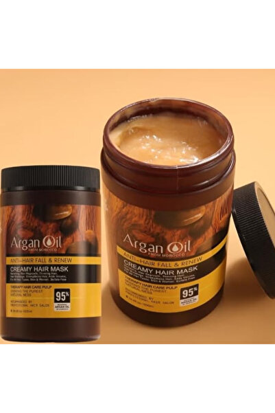 Elite Moroccan Argan Oil Hair Mask, Anti-Hair Fall Creamy Treatment