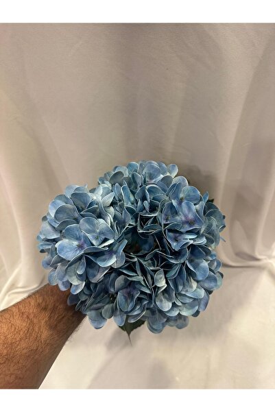 Ekol Çiçekçilik ortanca islak dokulu mavi ebruli 45 santim boy birinci sınıf kalite