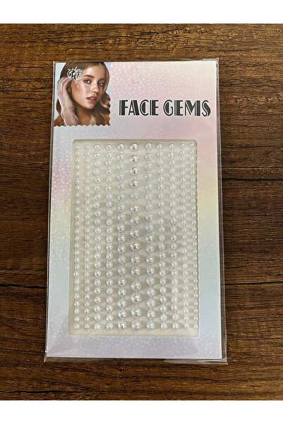 gülümse gel 1 Adet İnci Taşlı Yapıştırma Tırnak Saç Makyaj Sticker Yüz Taşı Y...