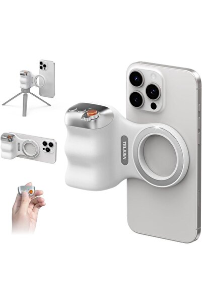 TELESIN قلم Fun Shot Magnetic P1-MP-10 باللون الأبيض