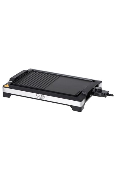 adler Electric Table Grill 3000W, Non-stick Plate, 36.5x24 cm, 45x32x8 cm