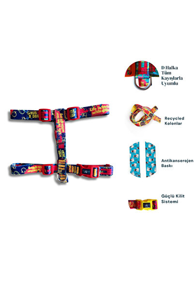 PAWLOOK Design, H Tipi, Köpek Göğüs Tasması, Köpek Tasması, Göğüs Tasması