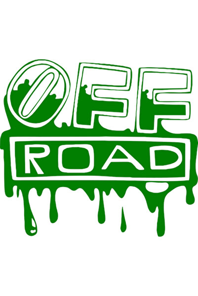 Oracal Sticker auto "Off road 4x4'', 20x18cm, verde