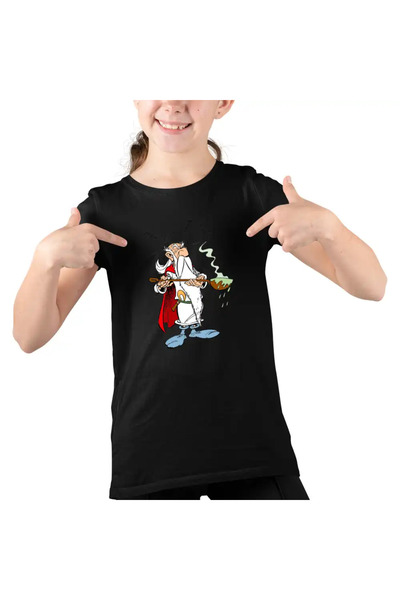 OEM Tricou Copii Fete Getafix Asterix Obelix Cleopatra