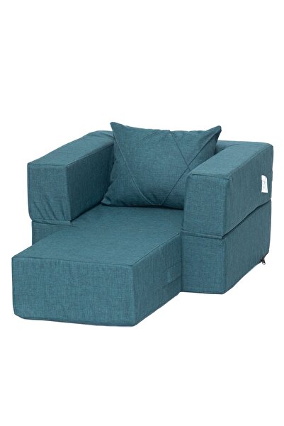 Reblonix Fotoliu extensibil:fata de perna,perna pluș,patura pluș si glob de 2...