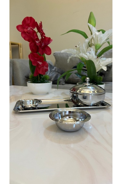 Palaces Date set, silver nickel and two-tone nickel and silver chrome - 4 pieces