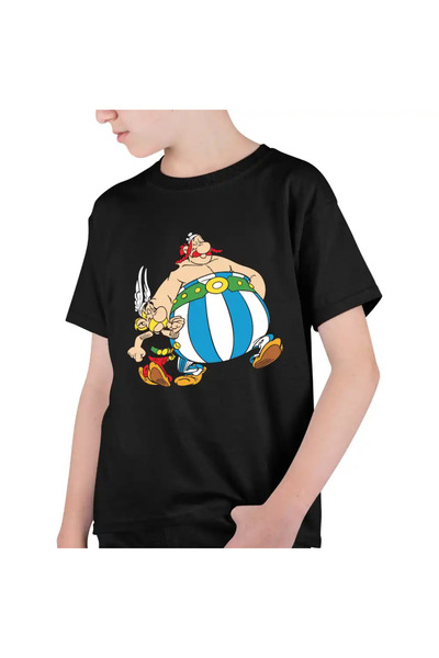 OEM Tricou Copii Baieti Asterix Obelix Aventuri Cezar