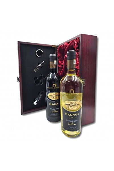 CADOURI PREMIUM Pachet cadou cu selecție de vinuri