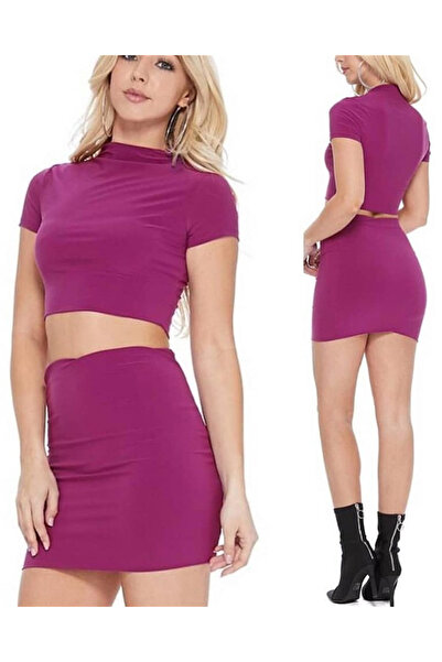 pilelistore تنورة بوستير مجموعة مزدوجة