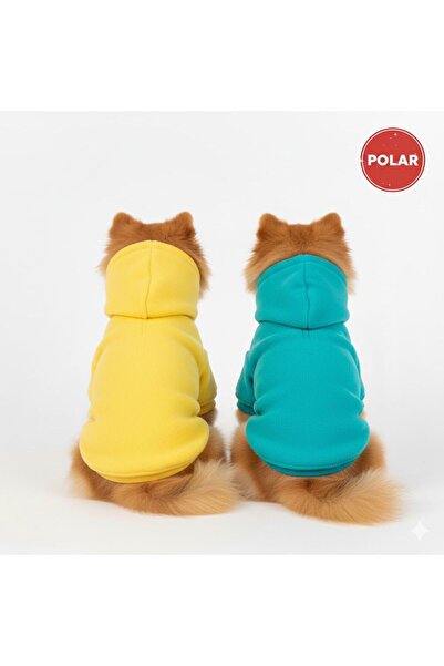 PetiliDünya Polar set 2'li takım köpek kıyafeti kedi kıyafeti sweat