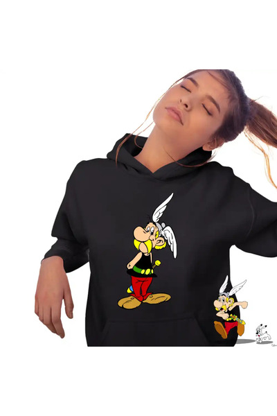 OEM Women's Hoodie Asterix Obelix Ancient Gaul Cleopatra
