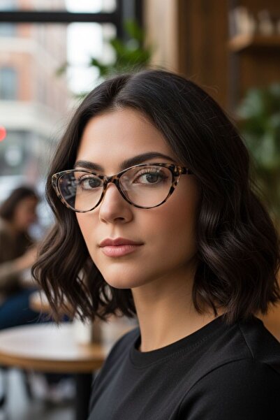 MAROVOAY Cat Eye Blue Light Protection Glasses Can Change Optical Compatible Glasses Computer Goggles