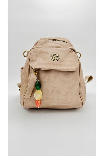 Levidor Taş Charm Detaylı Omuz ve Sırt Çantası