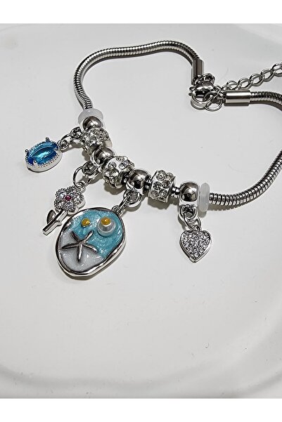 ALLEGRİA سوار إيطالي من الفولاذ بتصميم البحر الفضي