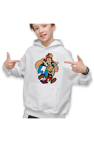 OEM Hanorac Copii Baieti Asterix Obelix Dogmatix Caesar Cleopatra