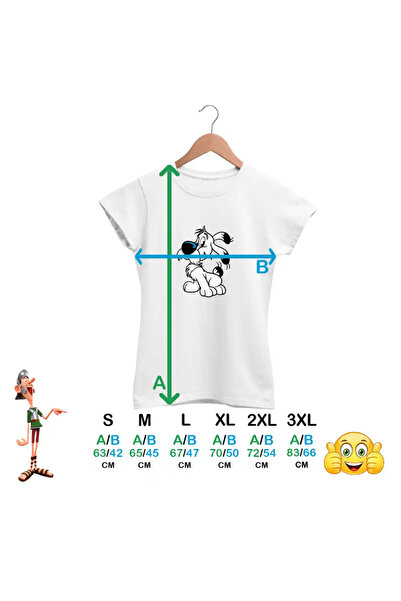 OEM Tricou Femei Dogmatix Desene Animate Catelus Asterix