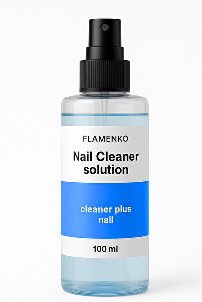 FLAMENKO Kalıcı Oje Temizleme Yapışkan Tabaka Temizleyici Protez Tırnak Jel K...