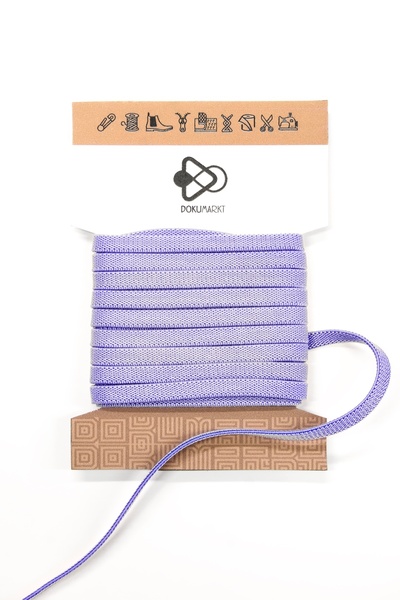 Dokumarkt Επίπεδη λωρίδα από καουτσούκ με υφή κυψελοειδούς κορυφής 6 mm - Έξυπνο ελαστικό μπαλαρίνας με κορδόνια - 10 μέτρα