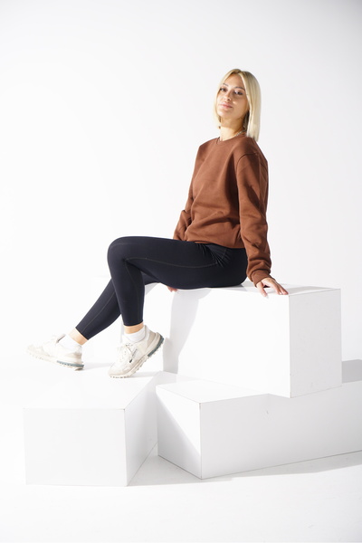 Kadın Kahverengi Sweatshirt